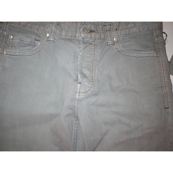 New NWT Mens 7 for all Mankind 28 30 X 33 Gray Standard Straight Leg Distressed - Picture 5 of 10
